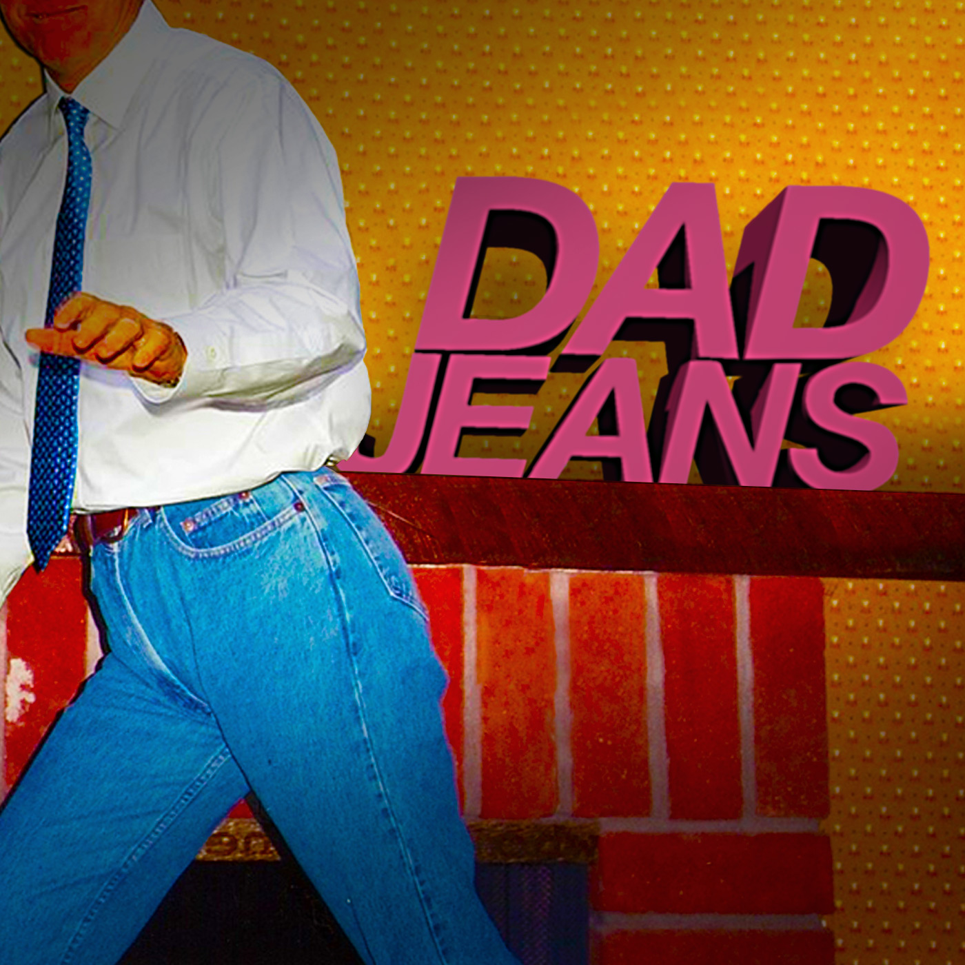 Logo for the podcast dad jeans